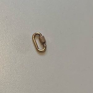 Marla Aaron 14k rose gold baby lock